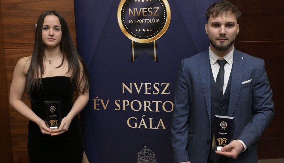 Szumós power couple az NVESZ Gálán: dupla díj, dupla mosoly